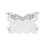 Conector (X) para foco LED carril trifásico empotrable blanco