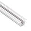Carril trifásico aluminio TREND empotrable para focos LED 1M blanco