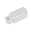 Conector para carril trifasico blanco conexión red